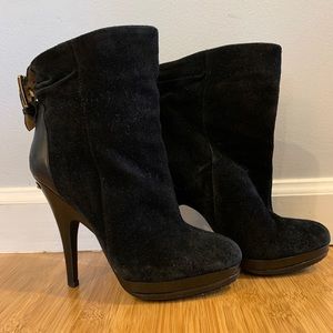 Michael Kors Black Suede Bootie
